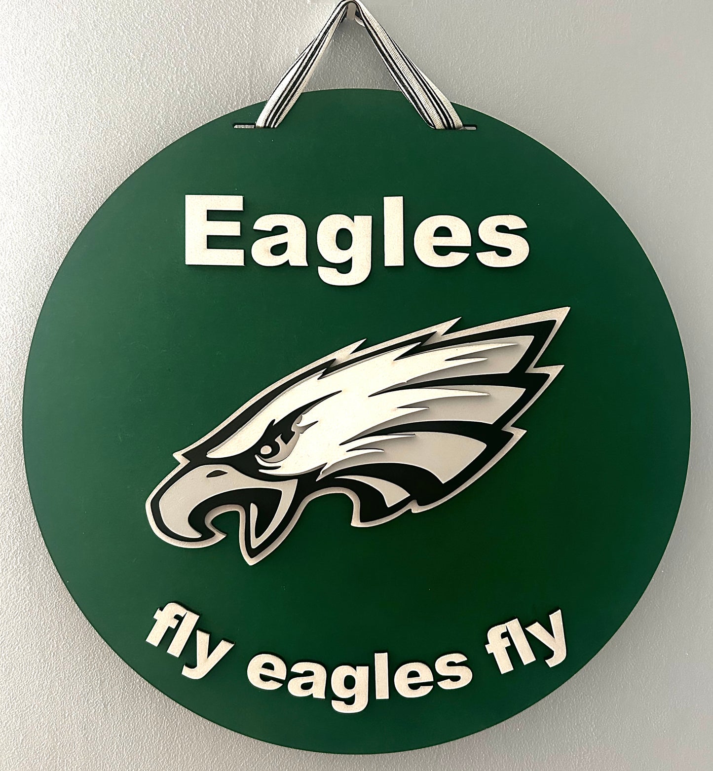 NEW! Custom Eagles, Handmade 3D 16" Round Decor